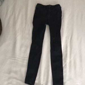 Hollister black high waisted jeggings